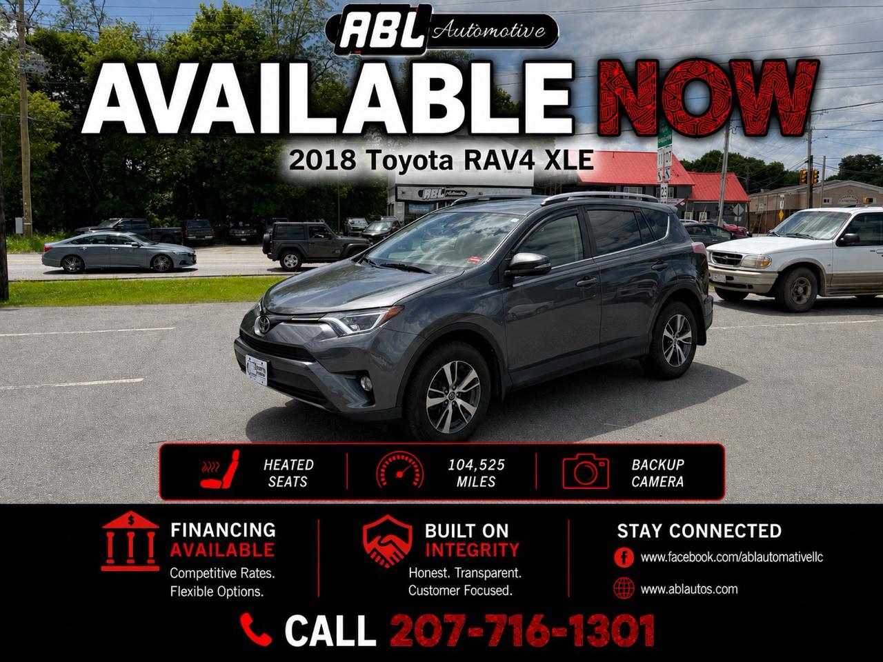 2018 Toyota RAV4 XLE AWD (Natl)