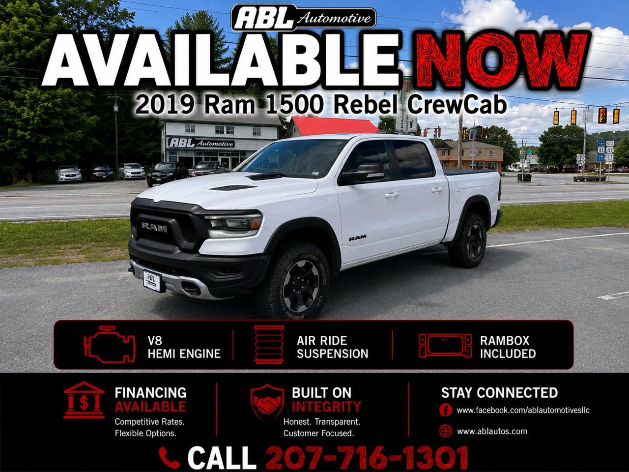 RAM 1500 Rebel 4x4 Crew Cab 5'7" Box 2019
