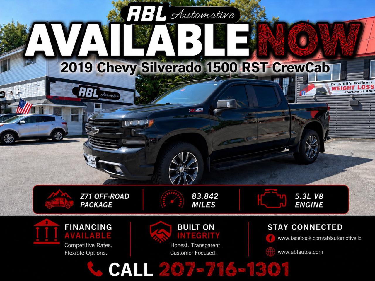 2019 Chevrolet Silverado 1500 4WD Crew Cab 147" RST