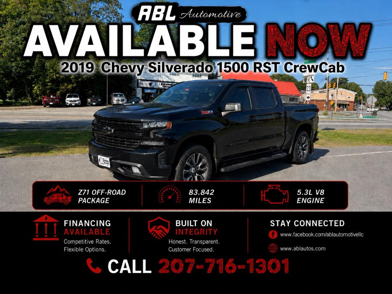 2019 Chevrolet Silverado 1500 4WD Crew Cab 147" RST