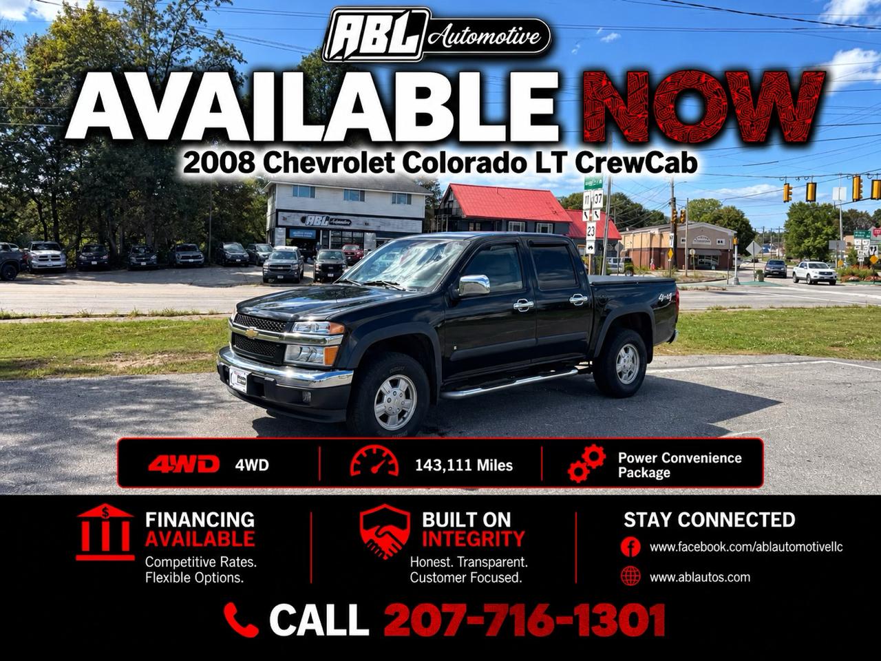 2008 Chevrolet Colorado 4WD Crew Cab 126.0" LT w/1LT
