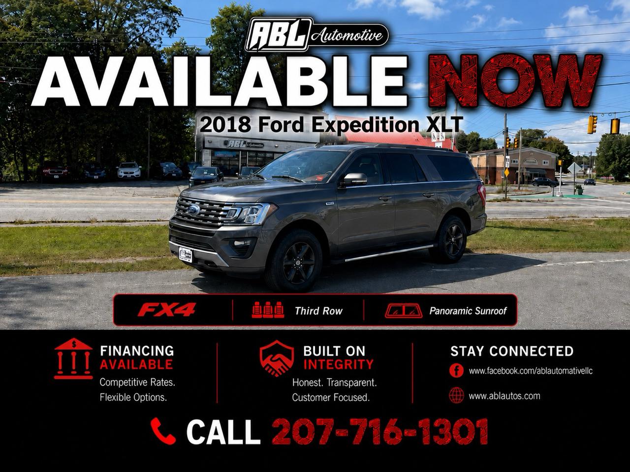 Ford Expedition XLT FX4 Off-Road 4WD 2018