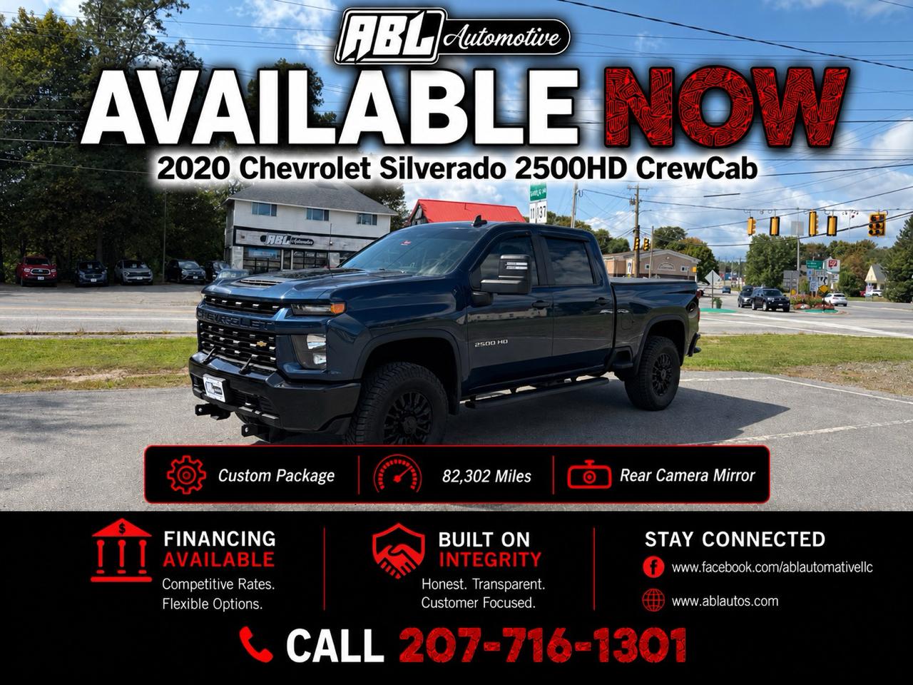 2020 Chevrolet Silverado 2500HD 4WD Crew Cab 159" Custom