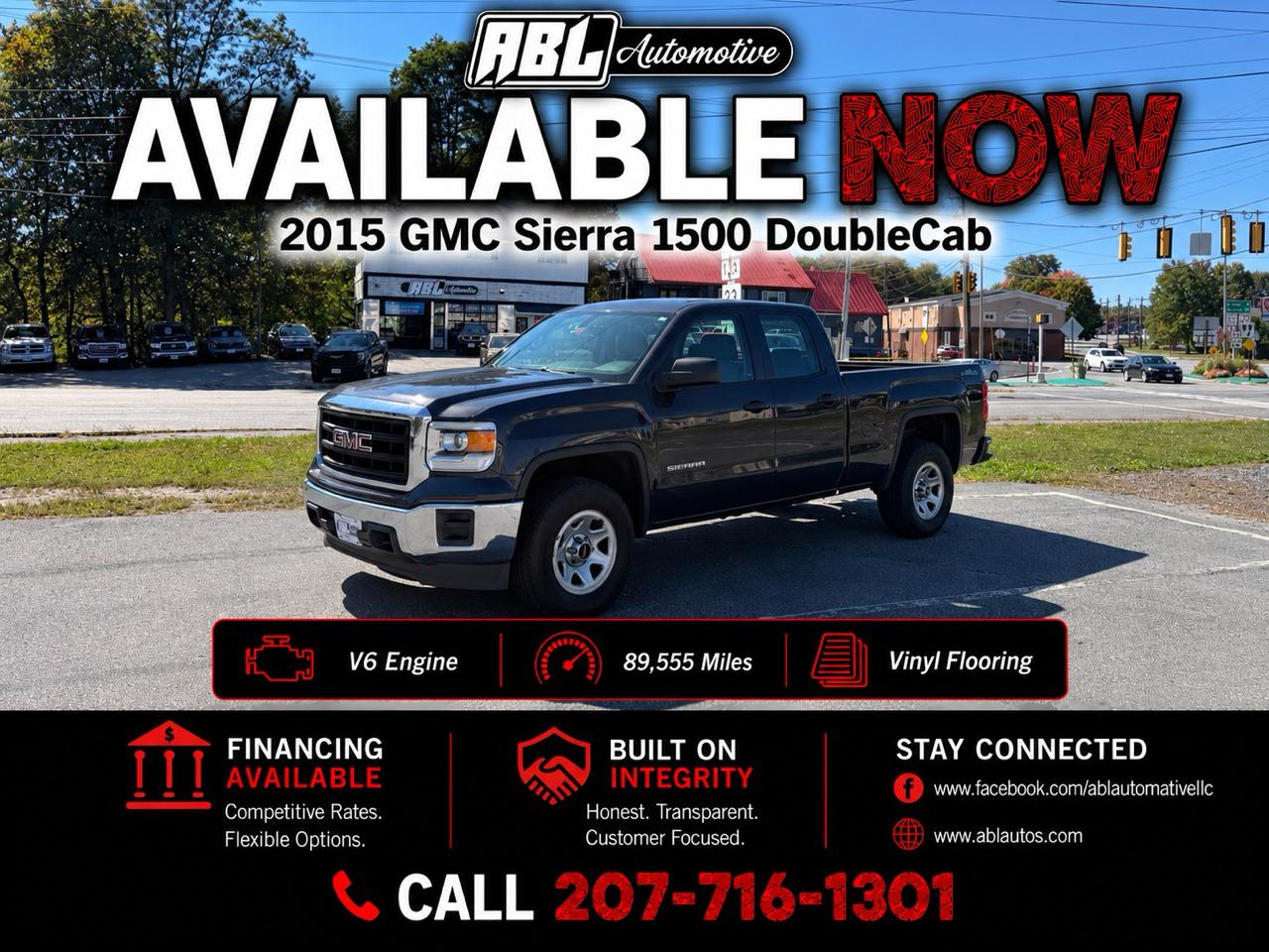 2015 GMC Sierra 1500 4WD Double Cab 143.5"