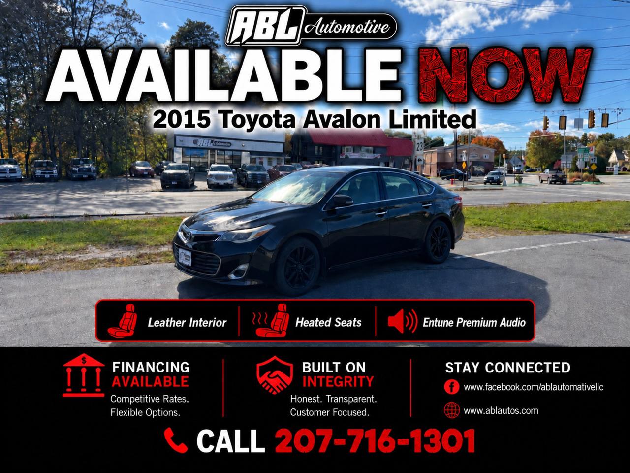 2015 Toyota Avalon 4dr Sdn Limited (Natl)