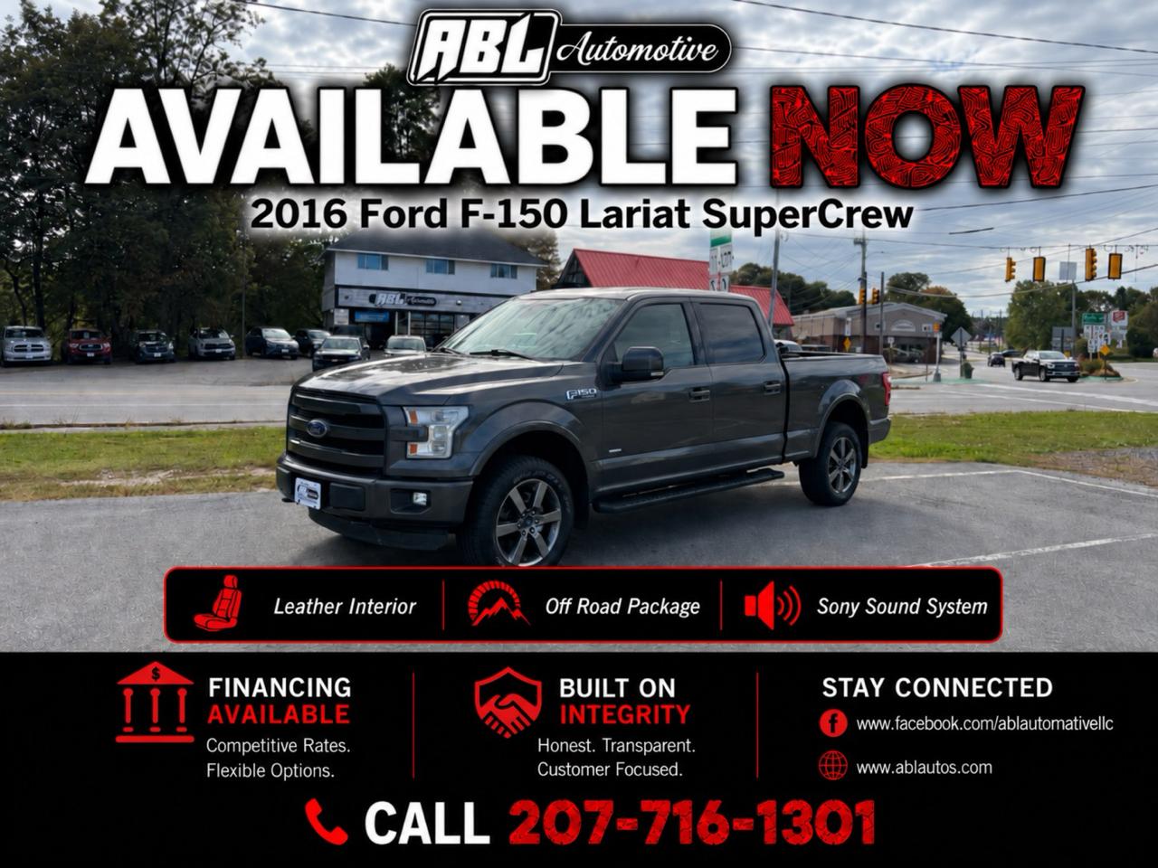 Ford F-150 4WD SuperCrew 145" Lariat 2016