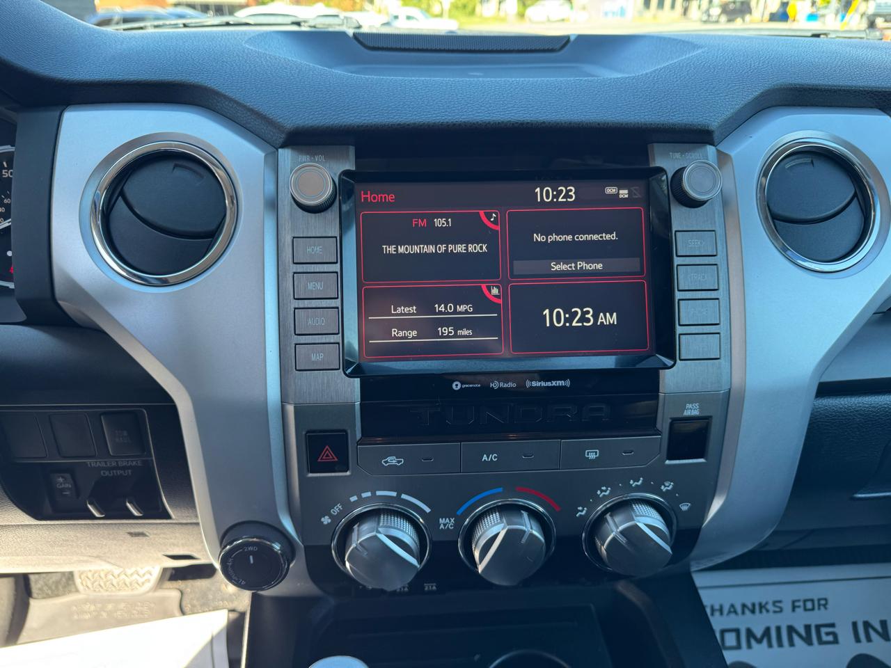 Toyota Tundra 4WD SR5 CrewMax 5.5' Bed 5.7L (Natl) 2020