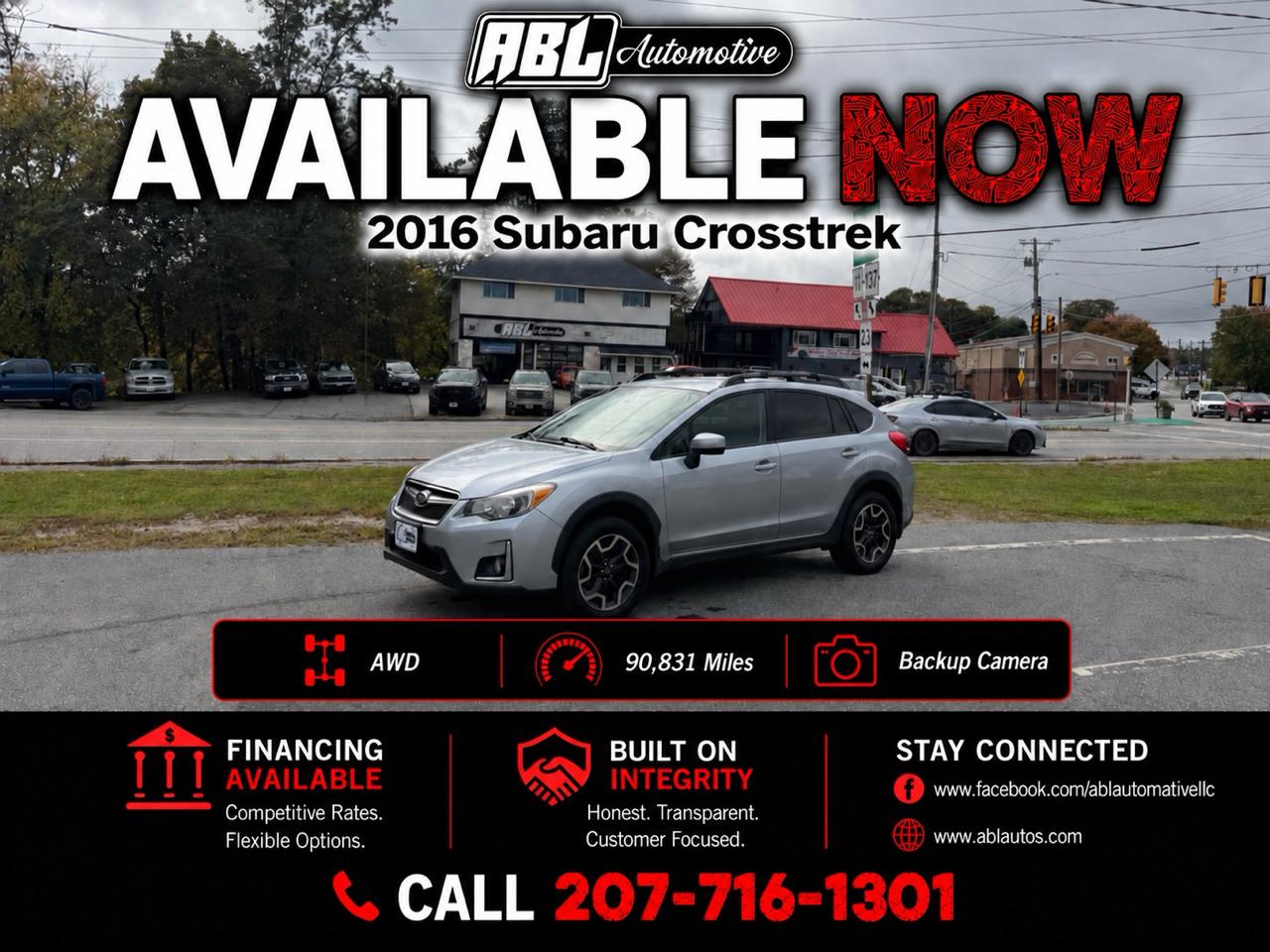 2016 Subaru Crosstrek 5dr CVT 2.0i Premium
