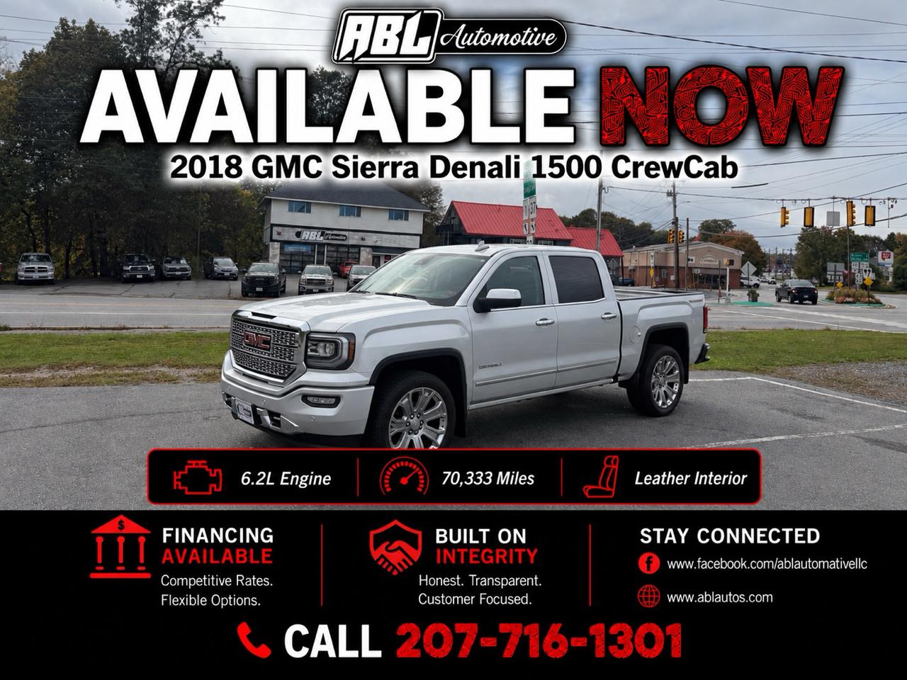 2018 GMC Sierra 1500 4WD Crew Cab 143.5" Denali