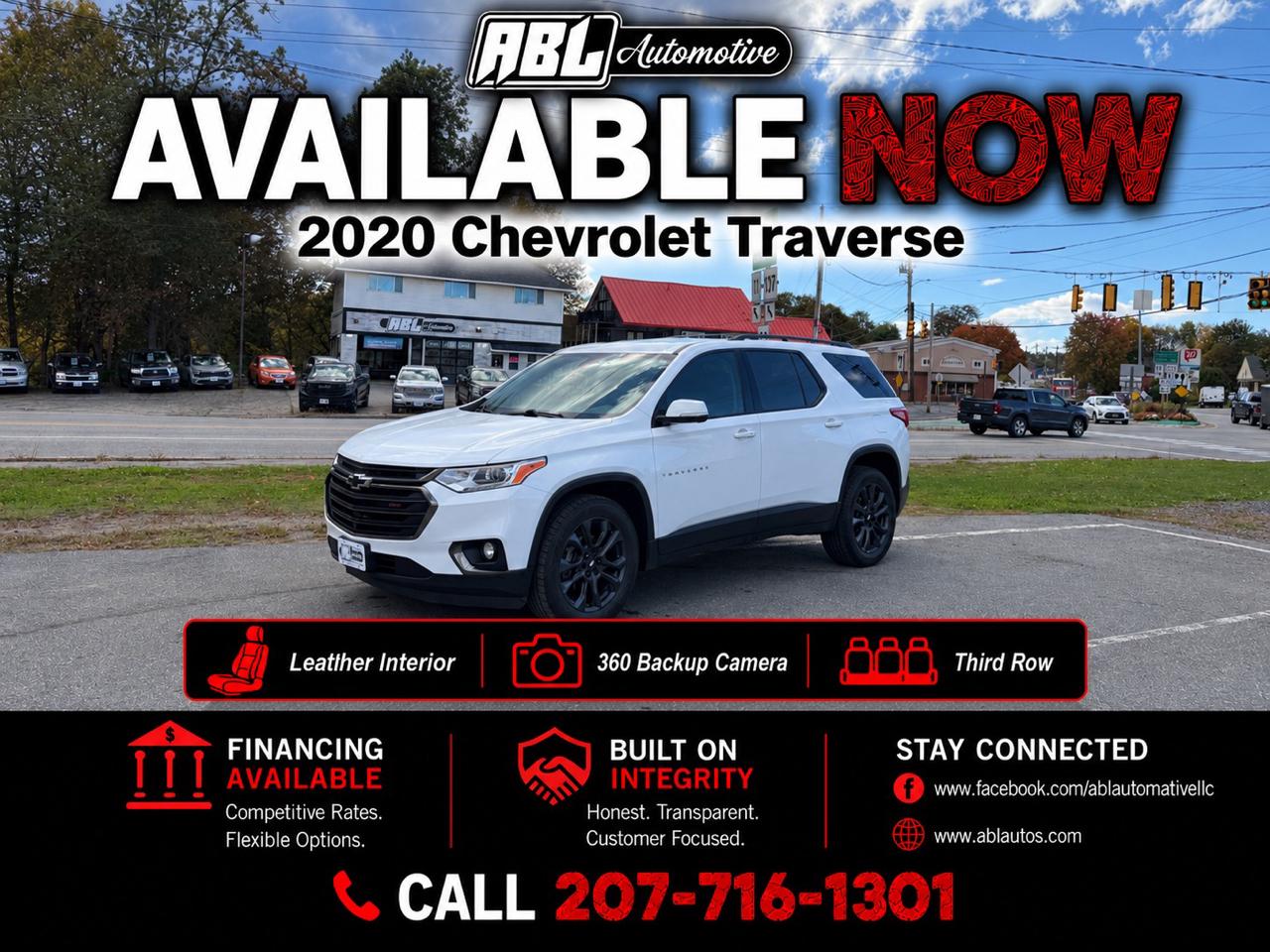 2020 Chevrolet Traverse AWD 4dr RS