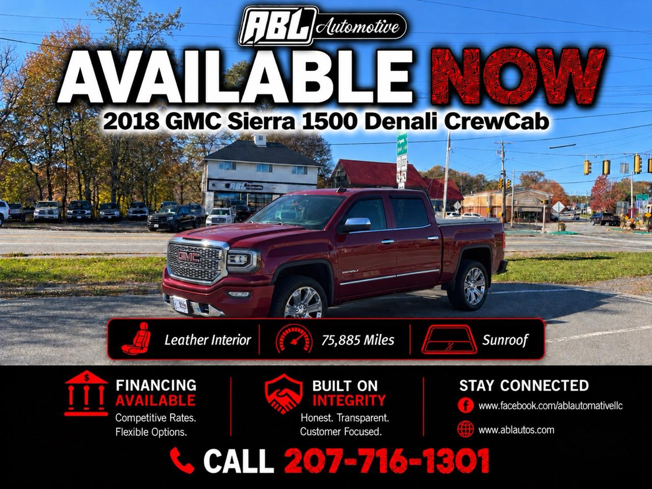 2018 GMC Sierra 1500 4WD Crew Cab 143.5" Denali