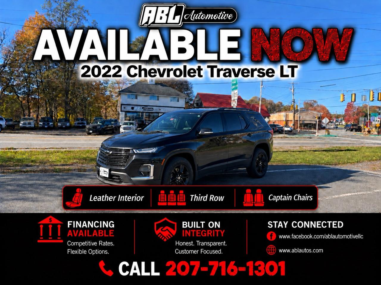 Chevrolet Traverse AWD 4dr LT Leather 2022