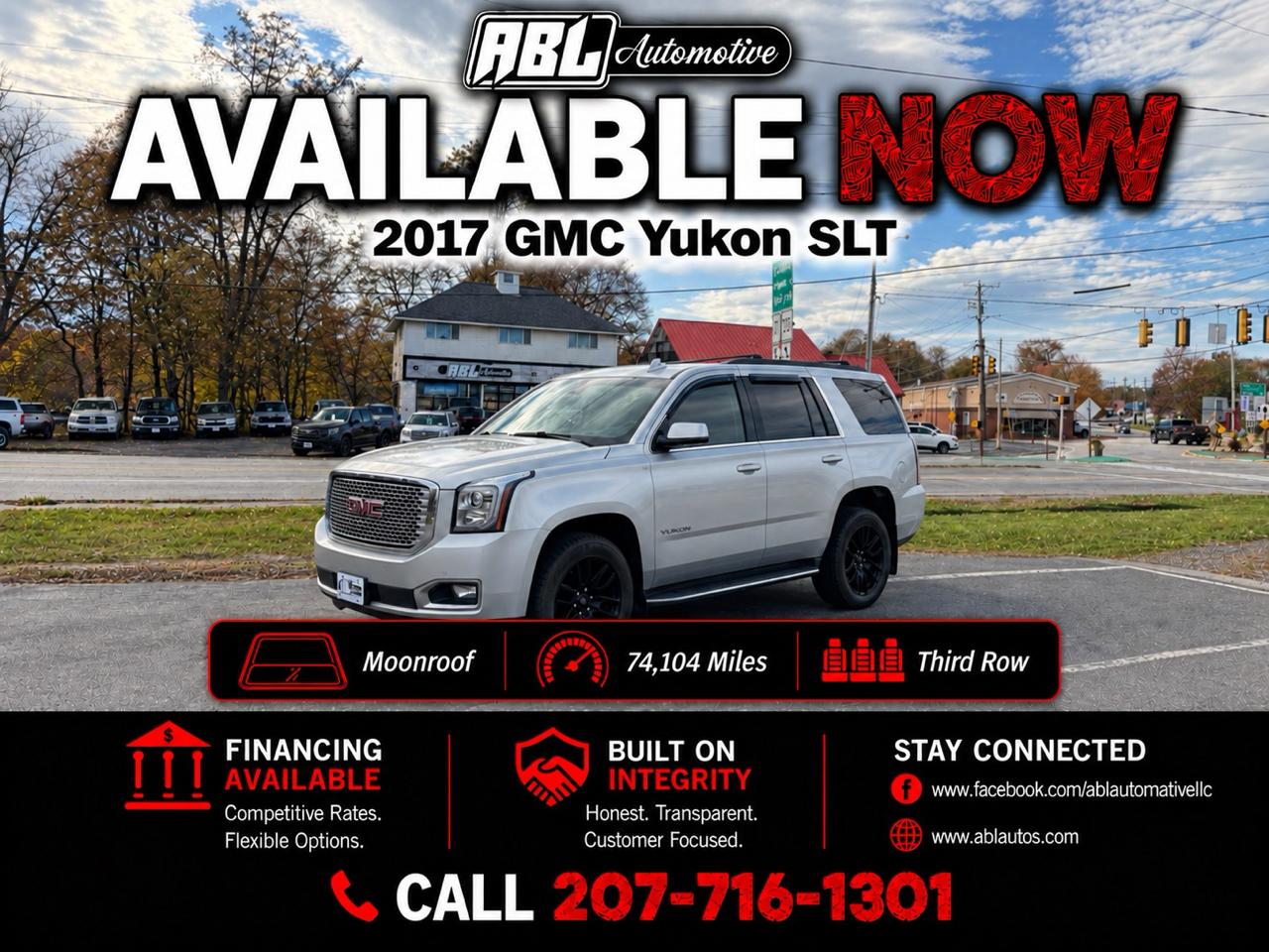 2017 GMC Yukon 4WD 4dr SLT