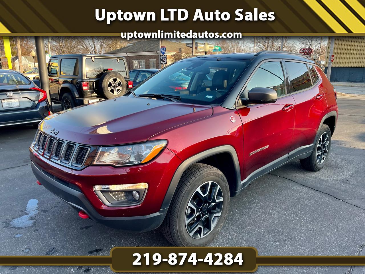 Used 2021 Jeep Compass Trailhawk 4x4 for Sale in Michigan City IN 46360