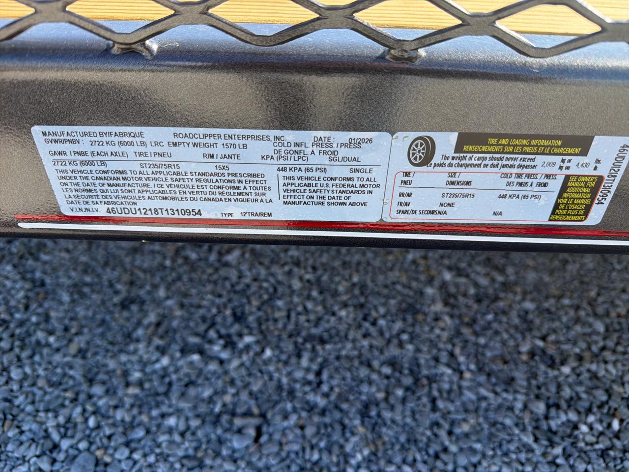 Diamond Utility Trailer  2026