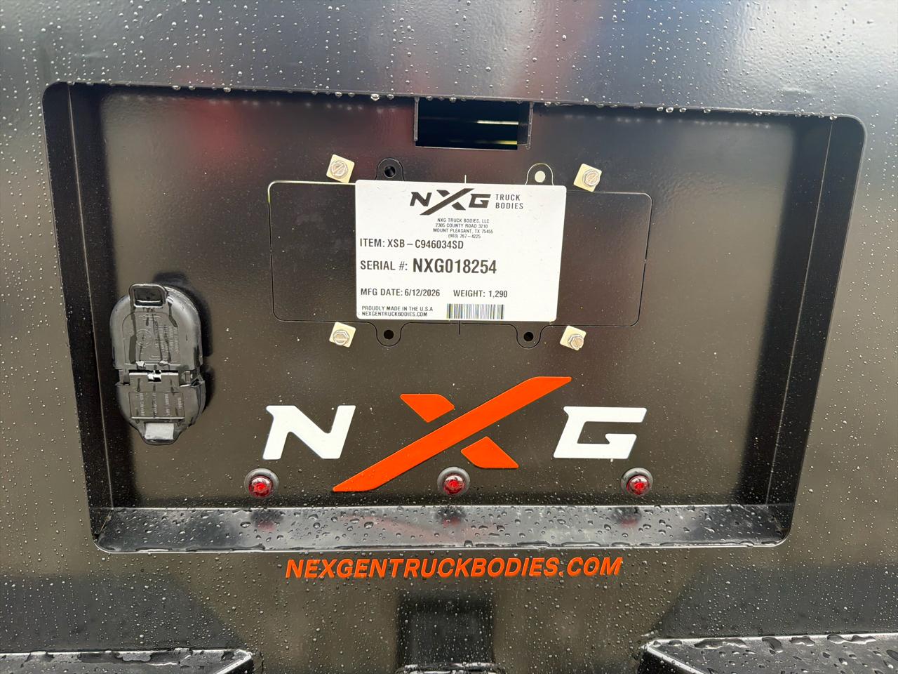 NXG Truck Bodies XSB  2026