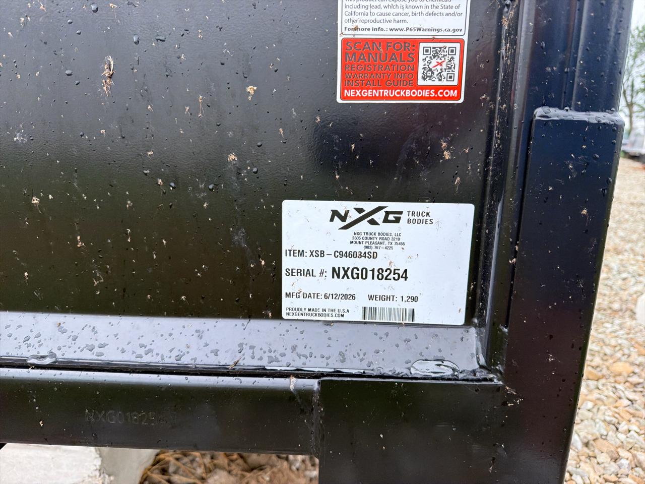 NXG Truck Bodies XSB  2026