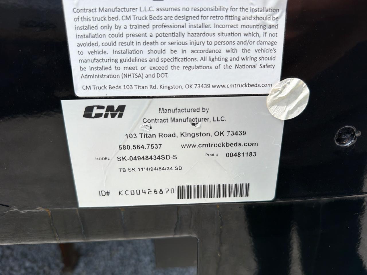 CM Truck Beds SK Steel Skirted  2026