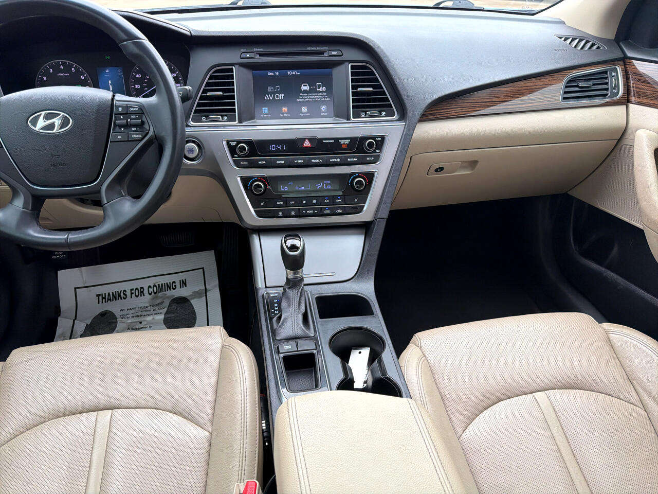 Hyundai Sonata Limited 2.4L 2017