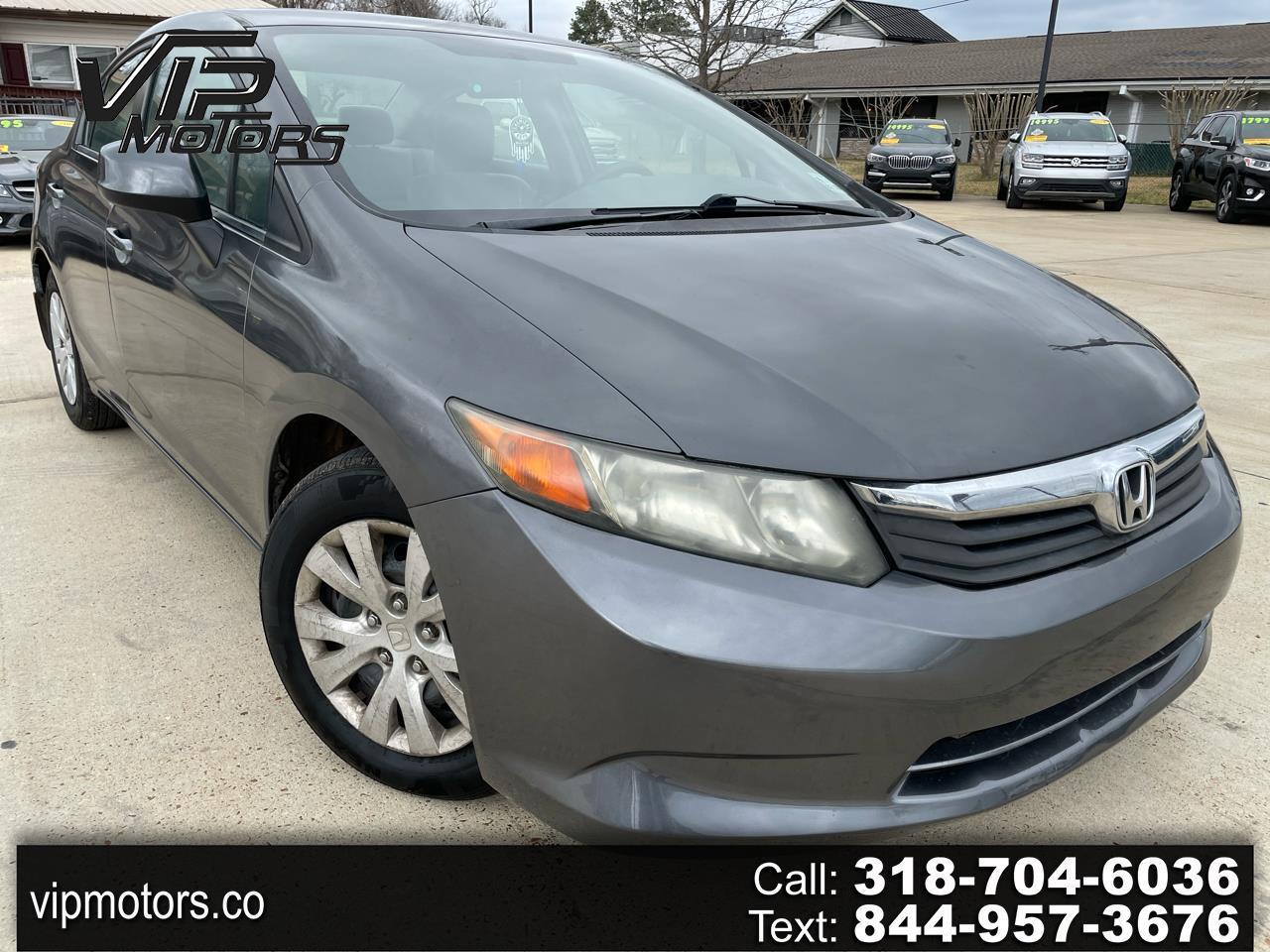 Honda Civic Sdn 4dr Auto LX 2012