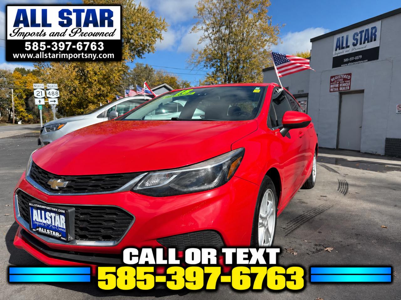 Chevrolet Cruze LT Auto 2018