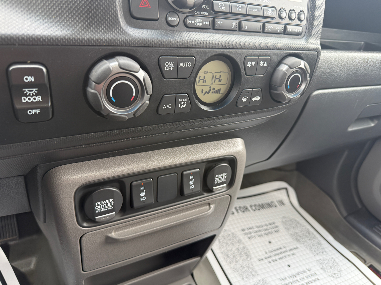 Honda Ridgeline 4WD Crew Cab RTL 2009