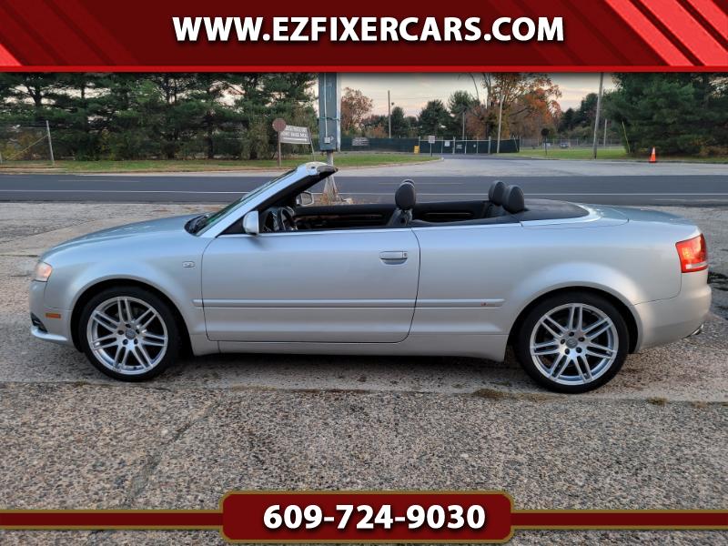 2009 Audi A4 2.0T Convertible Clear Title Repairable