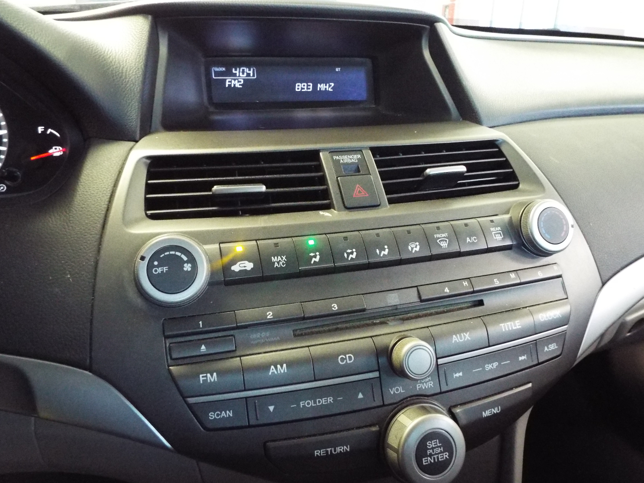 Honda Accord LX sedan AT 2012