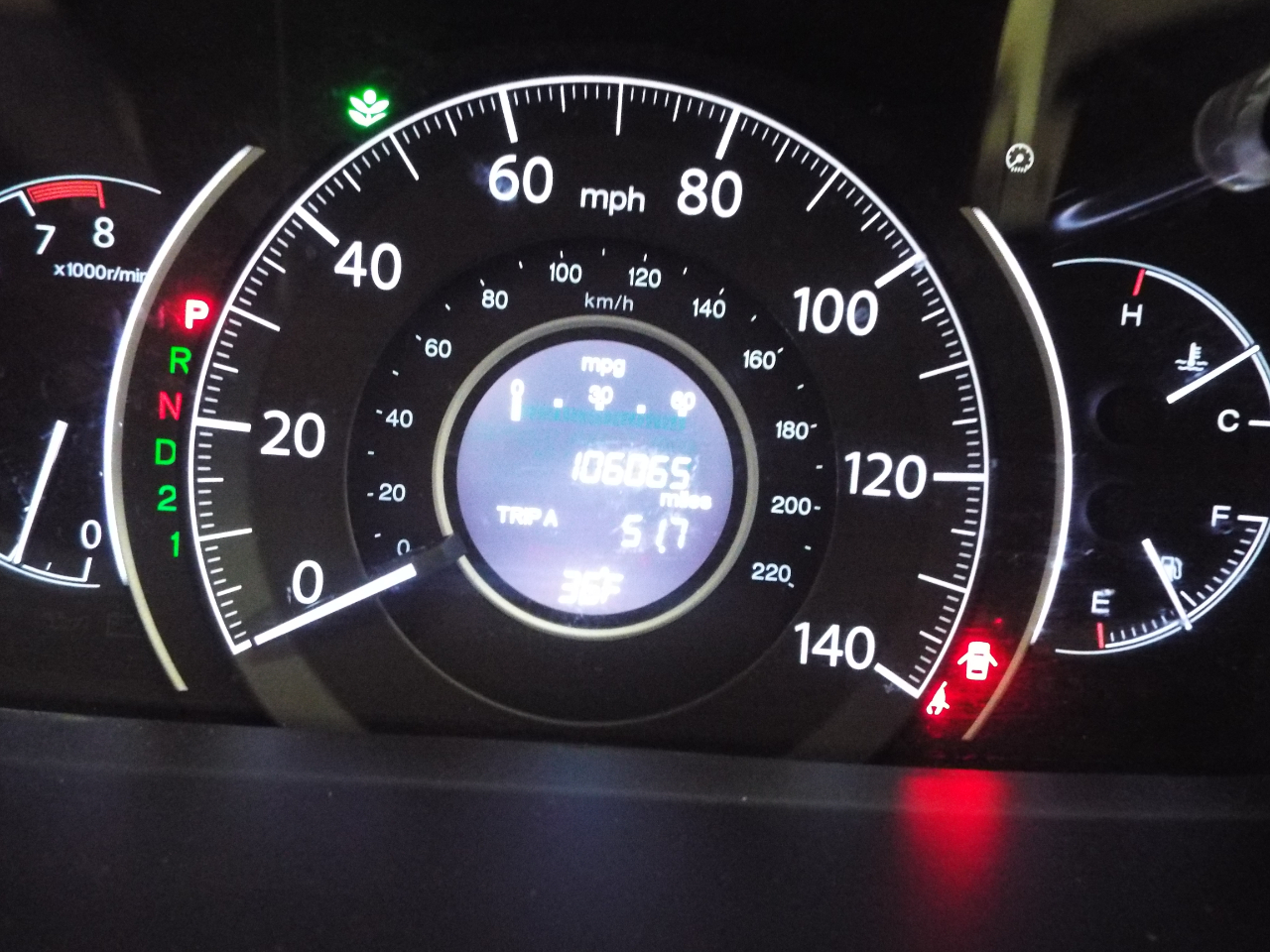 Honda CR-V LX 4WD 5-Speed AT 2014