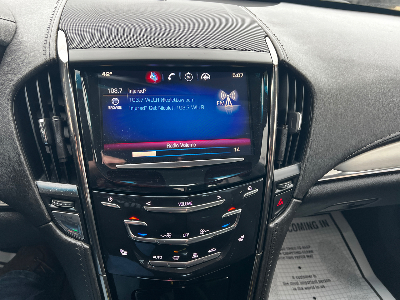 Cadillac ATS 4dr Sdn 2.0L Performance AWD 2014