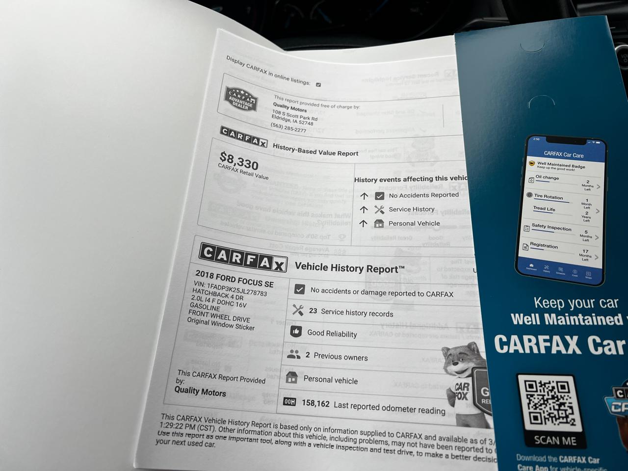 Ford Focus SE Hatch 2018