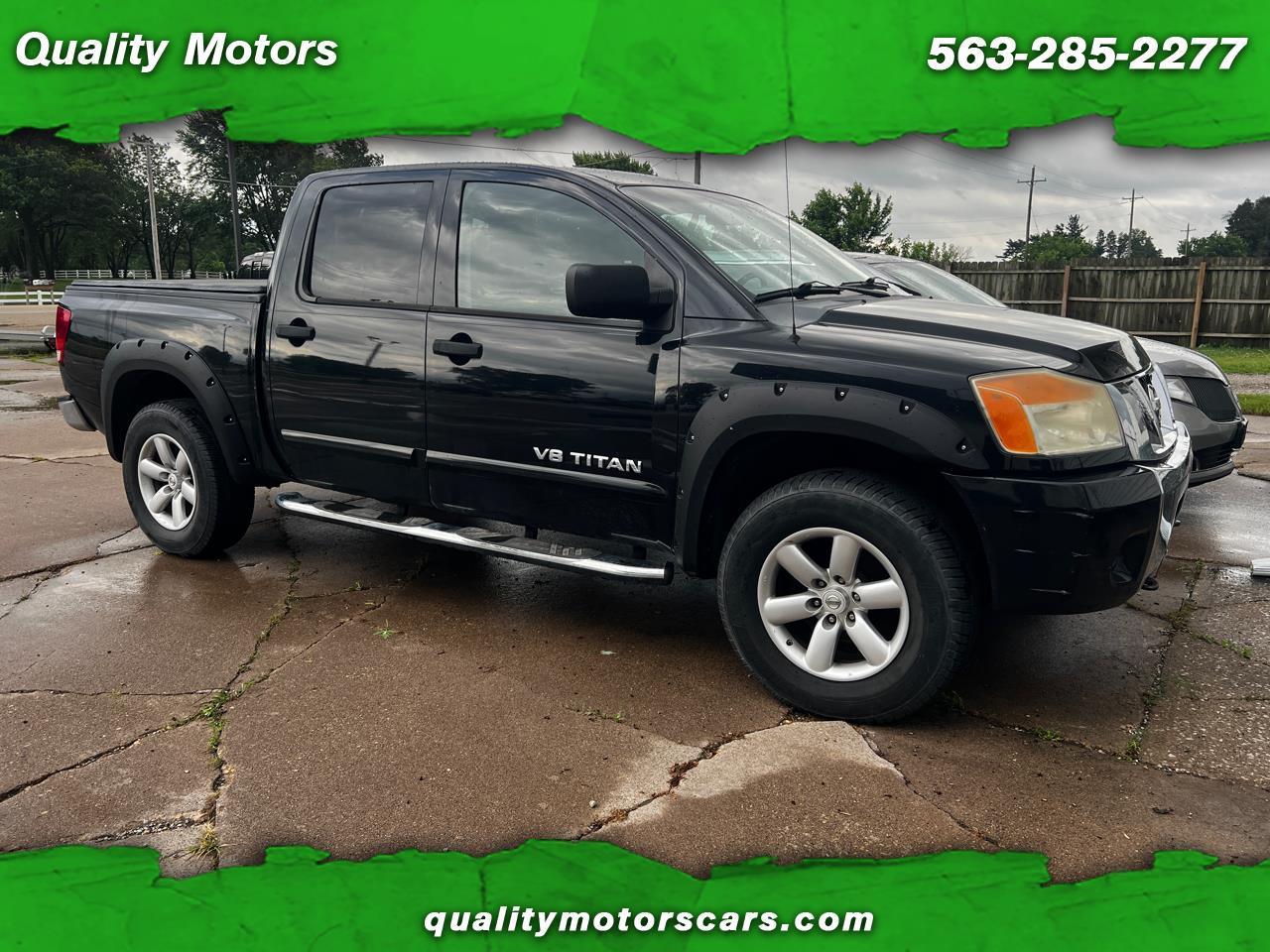 2008 Nissan Titan 4WD Crew Cab SWB SE FFV