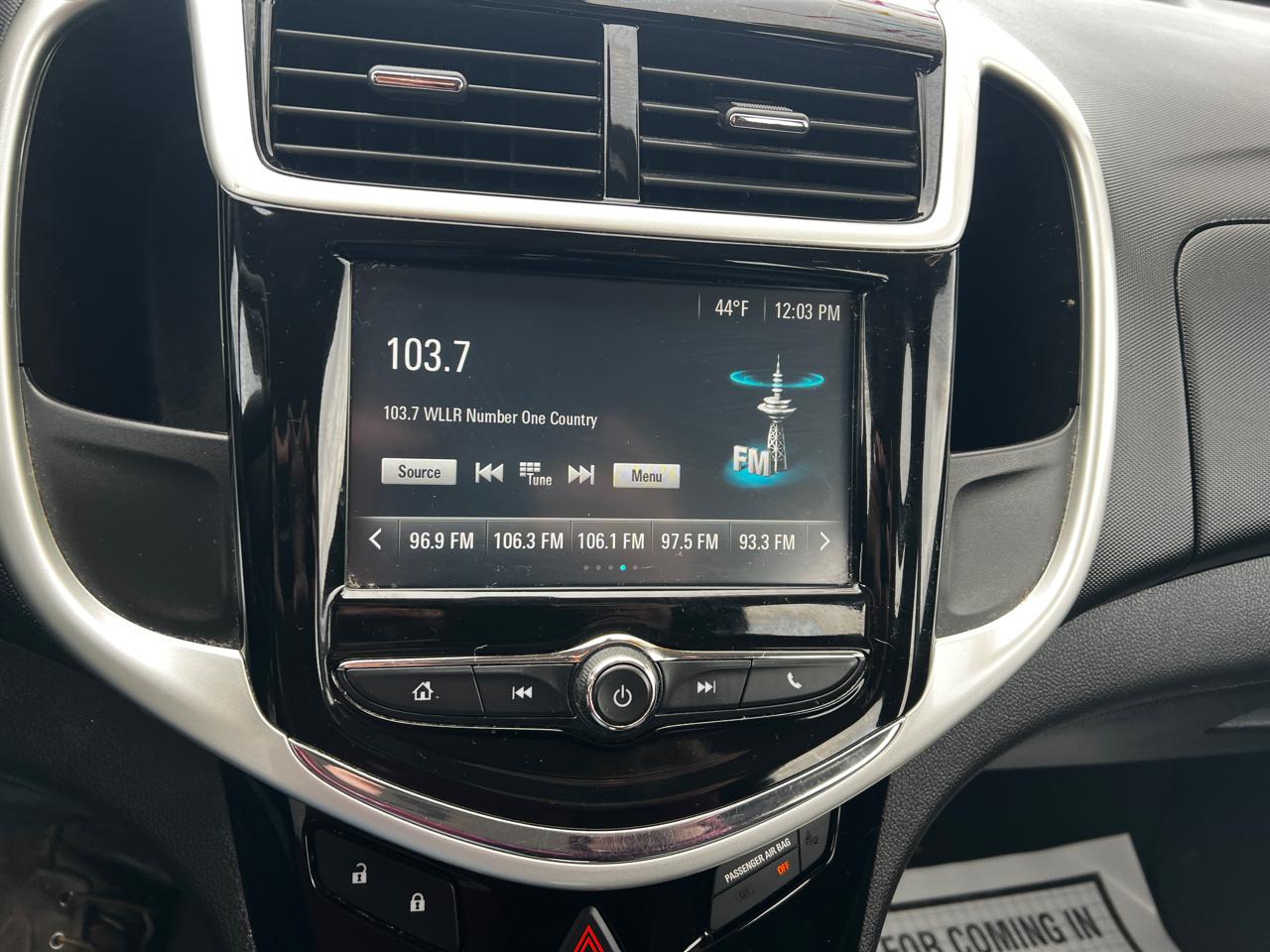 Chevrolet Sonic 5dr HB Auto LT w/1SD 2017