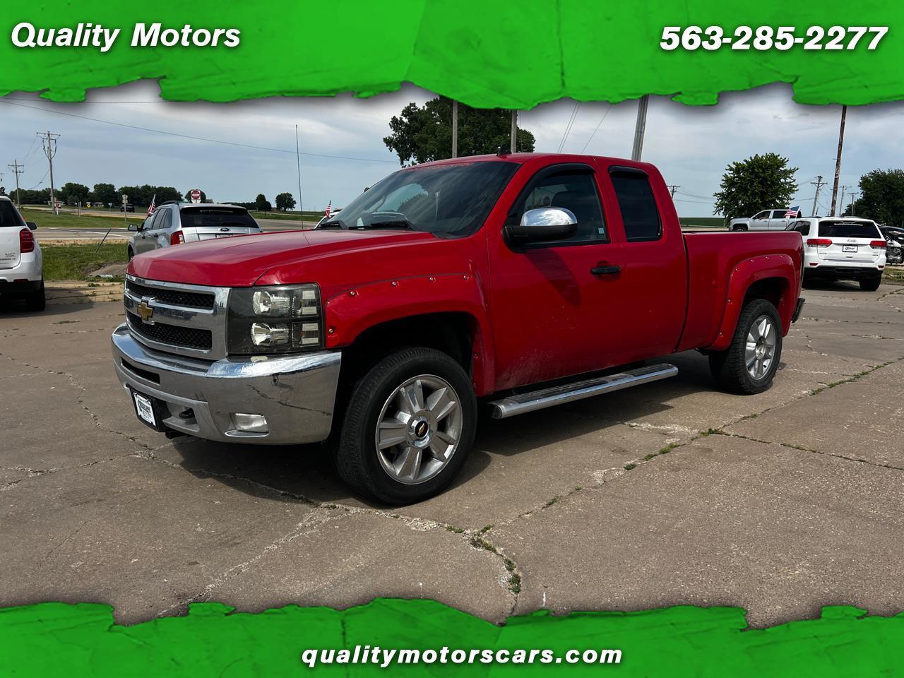 2012 Chevrolet Silverado 1500 4WD Ext Cab 143.5" LT