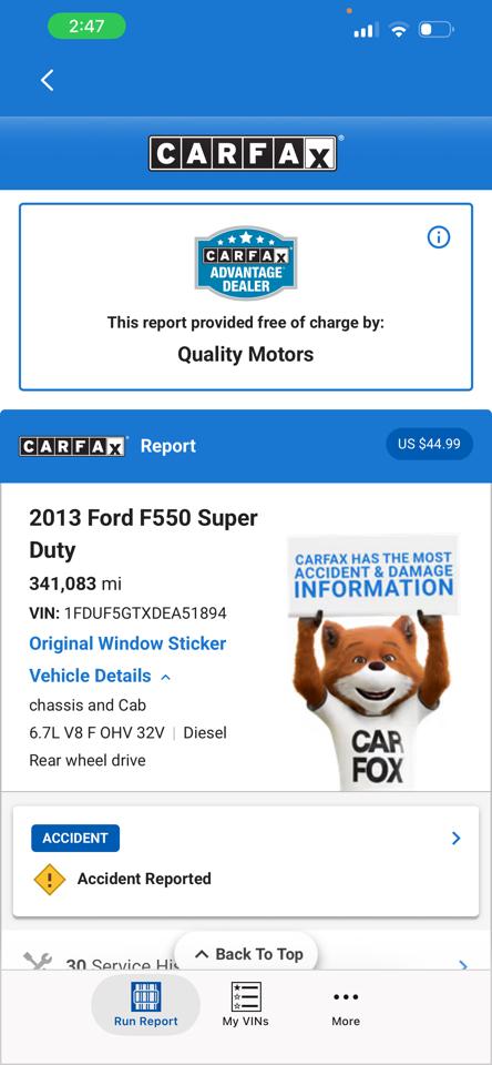 Ford Super Duty F-550 DRW 2WD Reg Cab 141" WB 60" CA XLT 2013