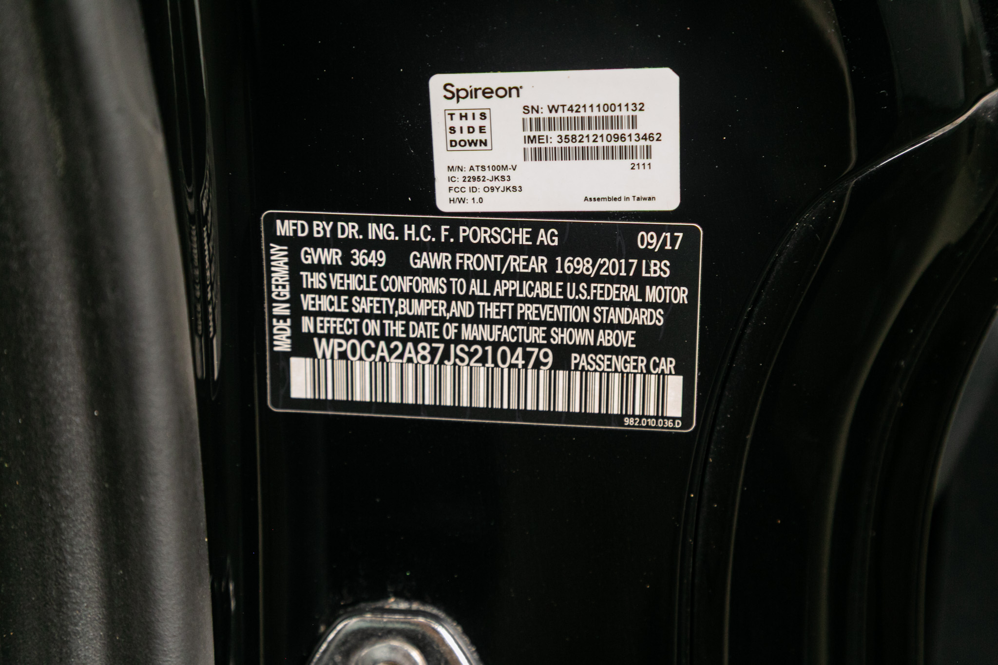 Porsche 718 Boxster Roadster 2018 Porsche 718 Boxster Roadster 2018