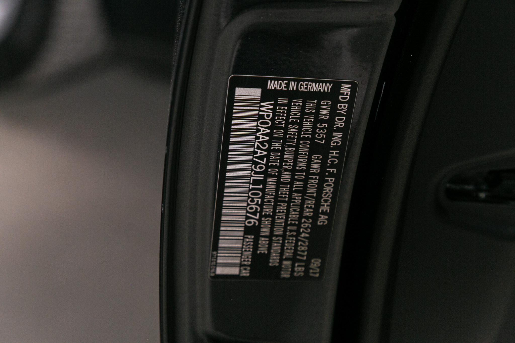 Porsche Panamera 4 2018