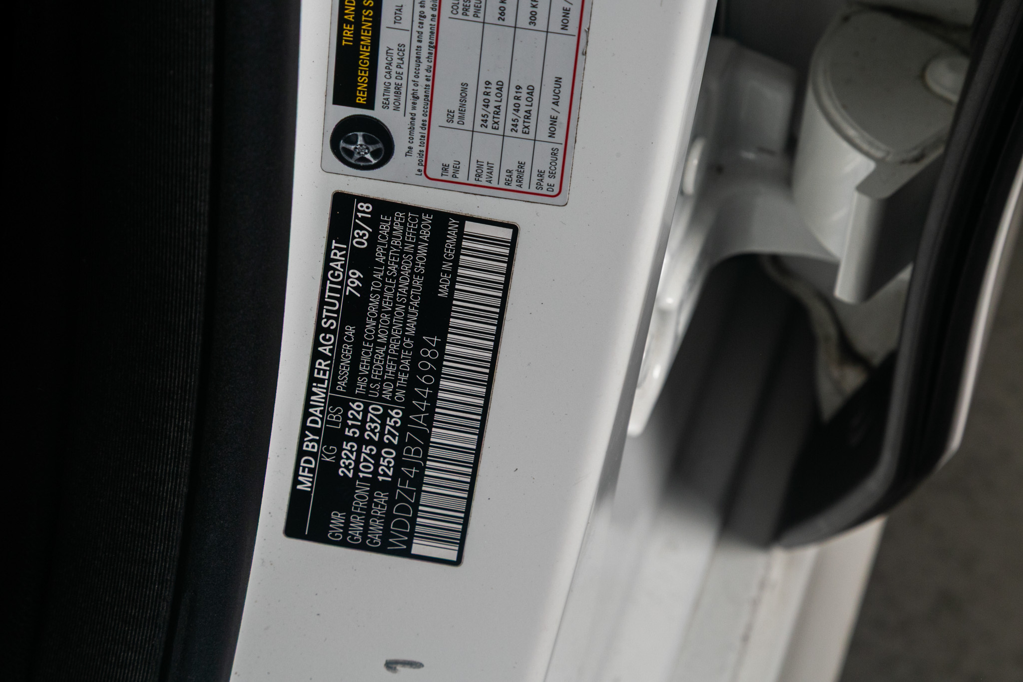 Mercedes-Benz E-Class E 300 RWD Sedan 2018