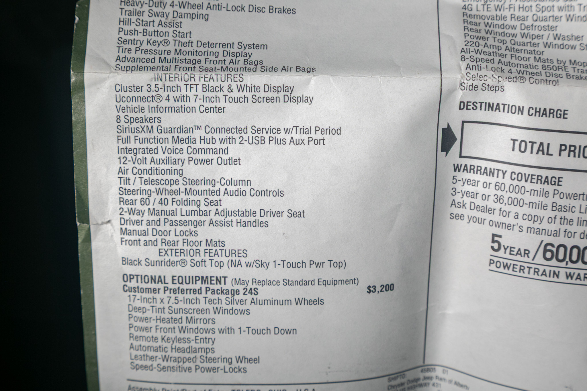 Jeep Wrangler Unlimited Sport S 4x4 2022