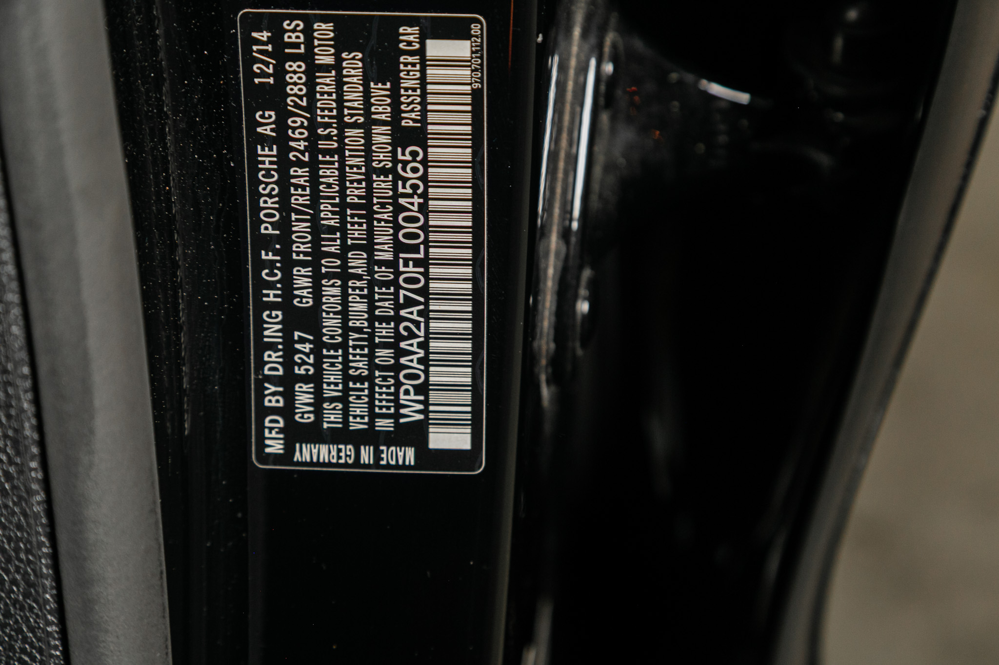 Porsche Panamera 4dr HB 4 2015