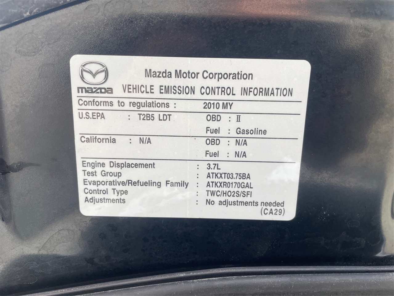 Mazda CX-9 Grand Touring 2010