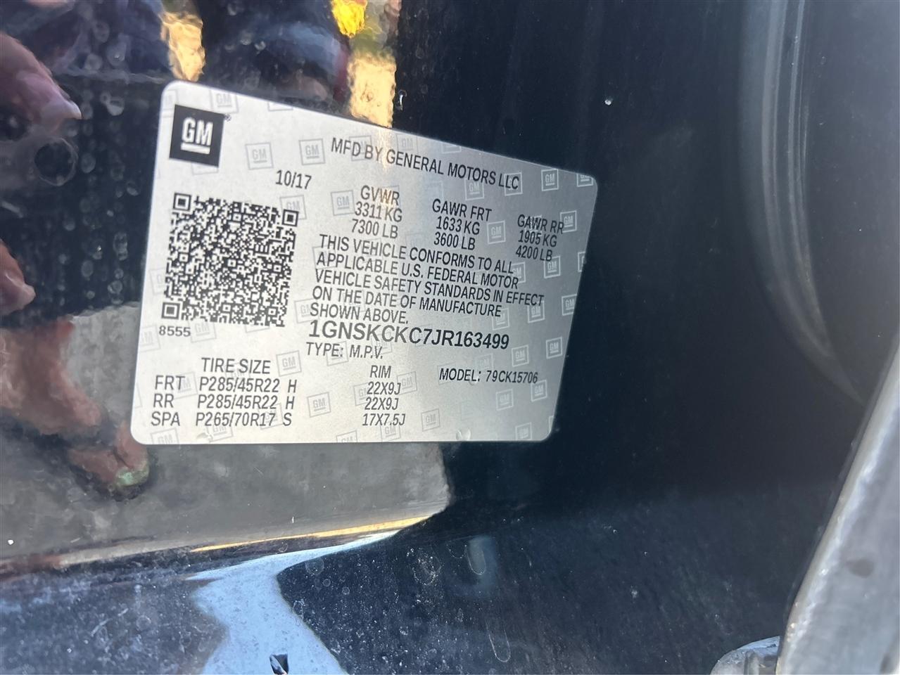 Chevrolet Tahoe 4WD 4dr Premier 2018