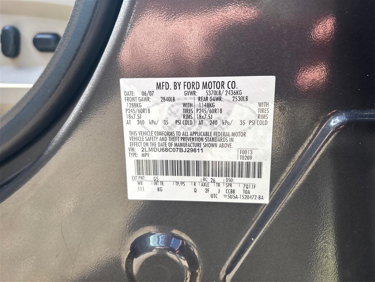 Lincoln MKX FWD 2007