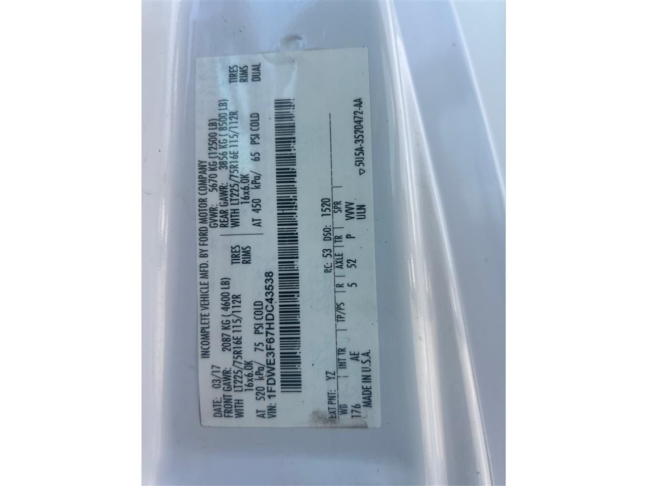 Ford Econoline E350 2017