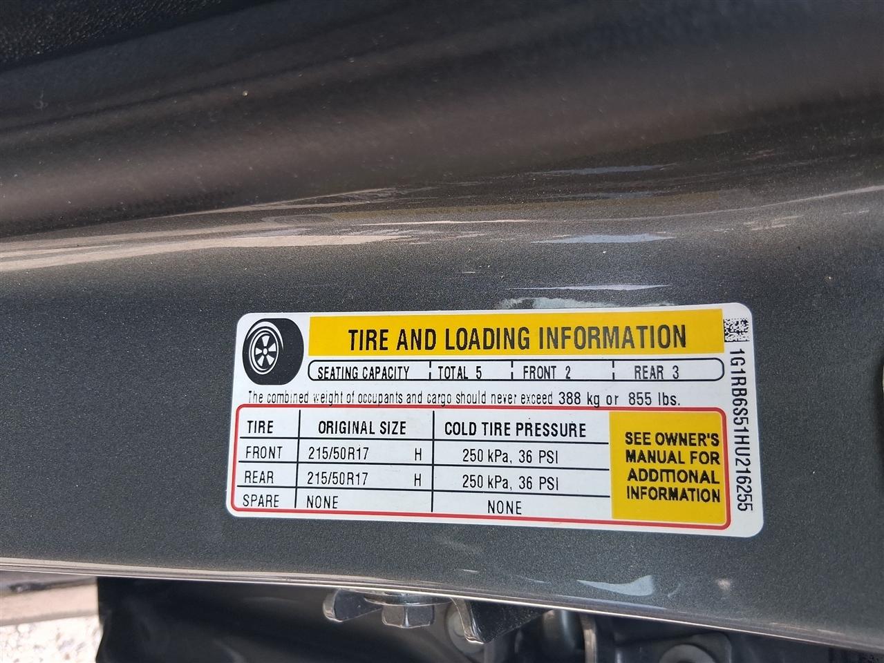 Chevrolet Volt Premier w/ Standard Emission Package 2017