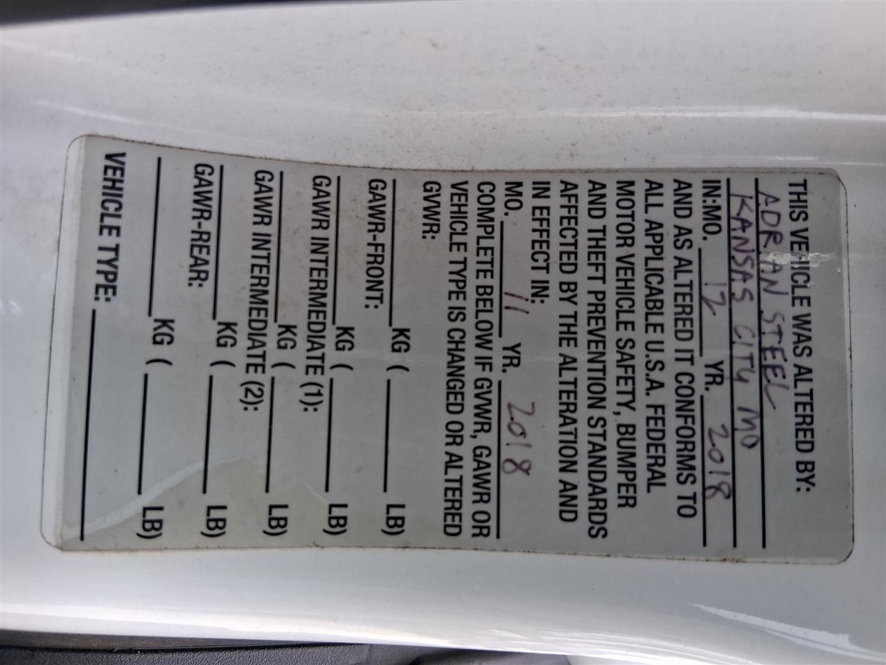 Ford Transit 150 Van Low Roof 60/40 Pass. 130-in. WB 2019