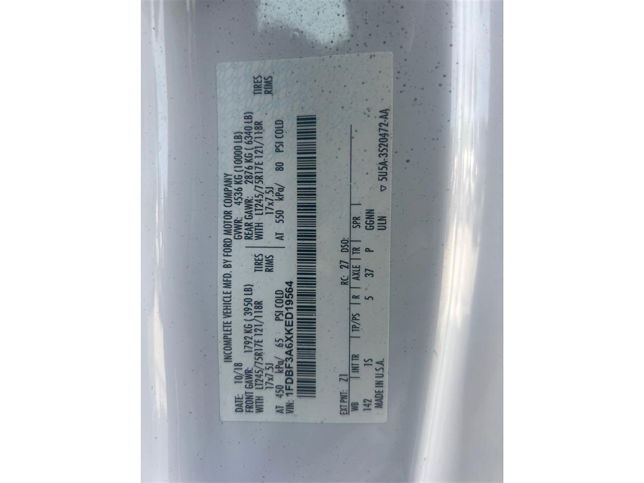 Ford F-350 SD XLT 2WD 2019