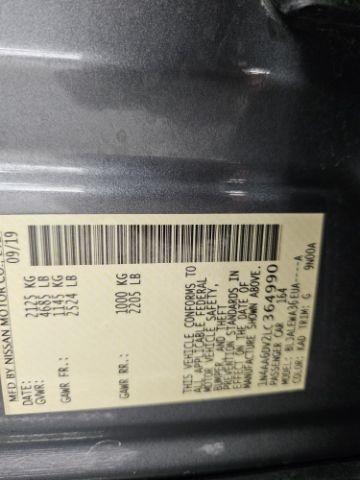 Nissan Maxima SL 3.5L 2020