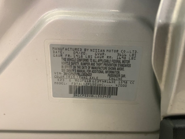 Nissan Kicks SR FWD 2020