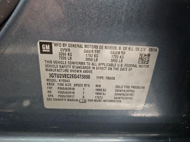 GMC Sierra 1500 4WD Crew Cab 143.5" SLT 2014